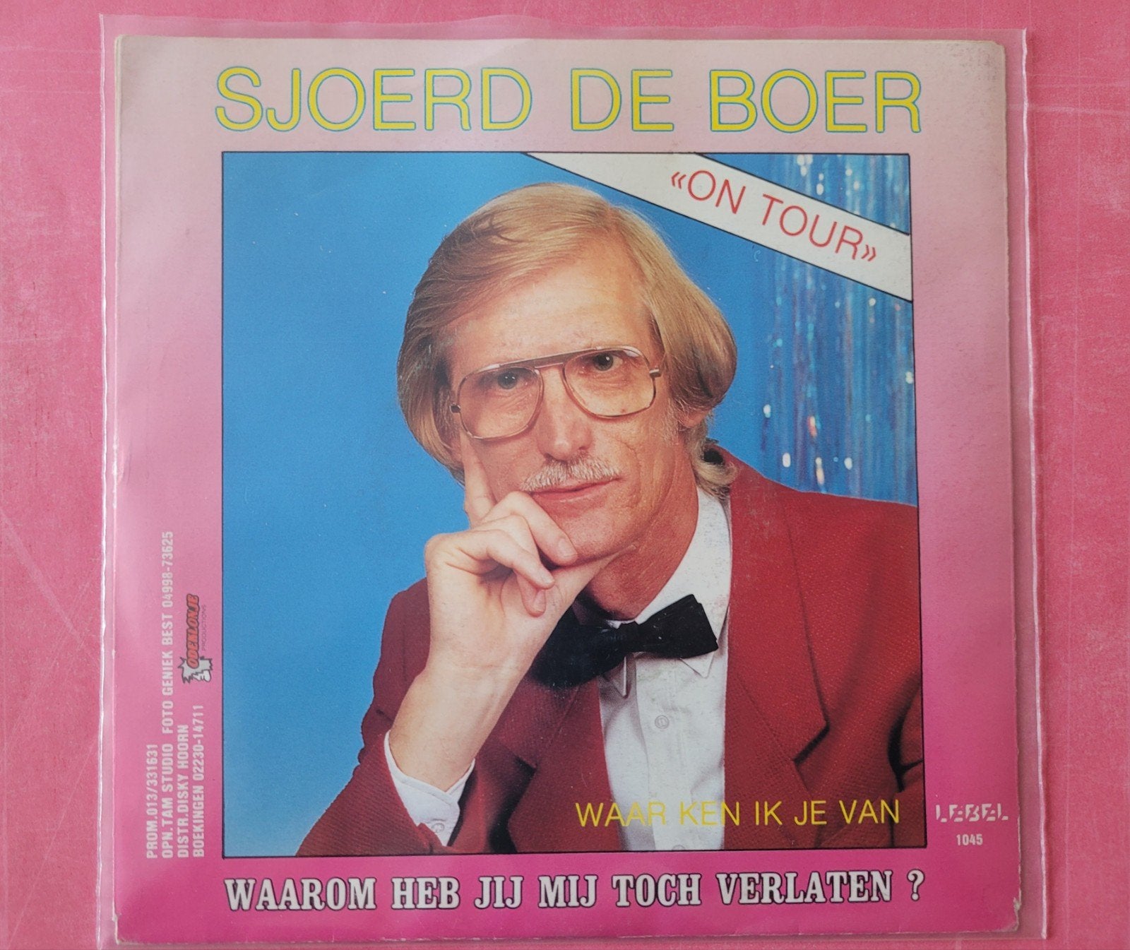 Sjoerd de Boer - Waarom heb jij me verlaten., Ophalen of Verzenden, Zo goed als nieuw, Overige formaten, Levenslied of Smartlap