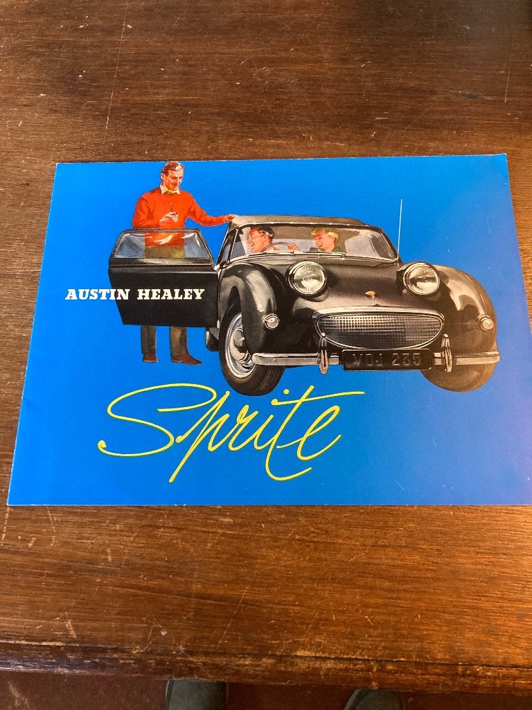 Austin Healey Sprite Brochure - Origineel uit de jaren '60, Nieuw, Ophalen of Verzenden, Overige merken, Austin Healey