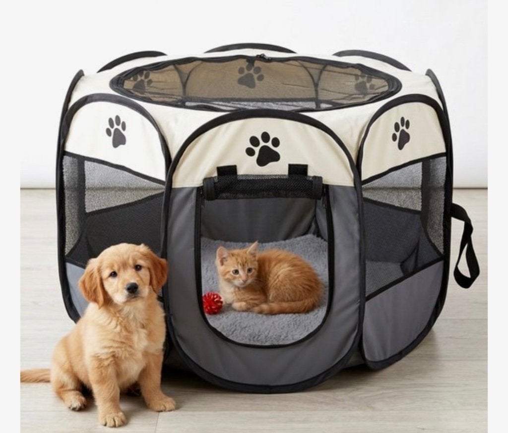 Cheqo® Puppyren - Konijnenren Puppybox Kattenren - Cavia Ren, Dieren en Toebehoren, Ophalen of Verzenden, Zo goed als nieuw