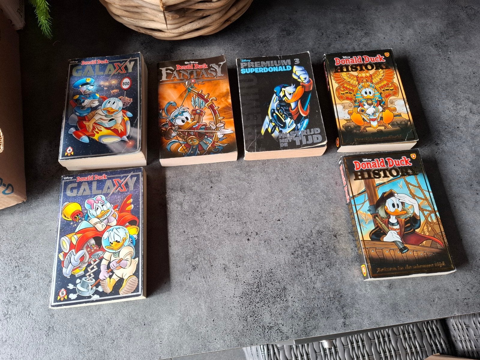 Donald Duck Pockets: Galaxy, Fantasy, Superdonald, Histor, Boeken, Meerdere stripboeken, Ophalen of Verzenden, Zo goed als nieuw