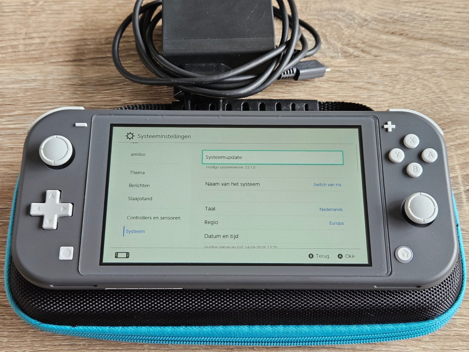 Nintendo Switch Lite met hoesje en oplader, Ophalen of Verzenden, Zo goed als nieuw, Zonder controller, Switch Original