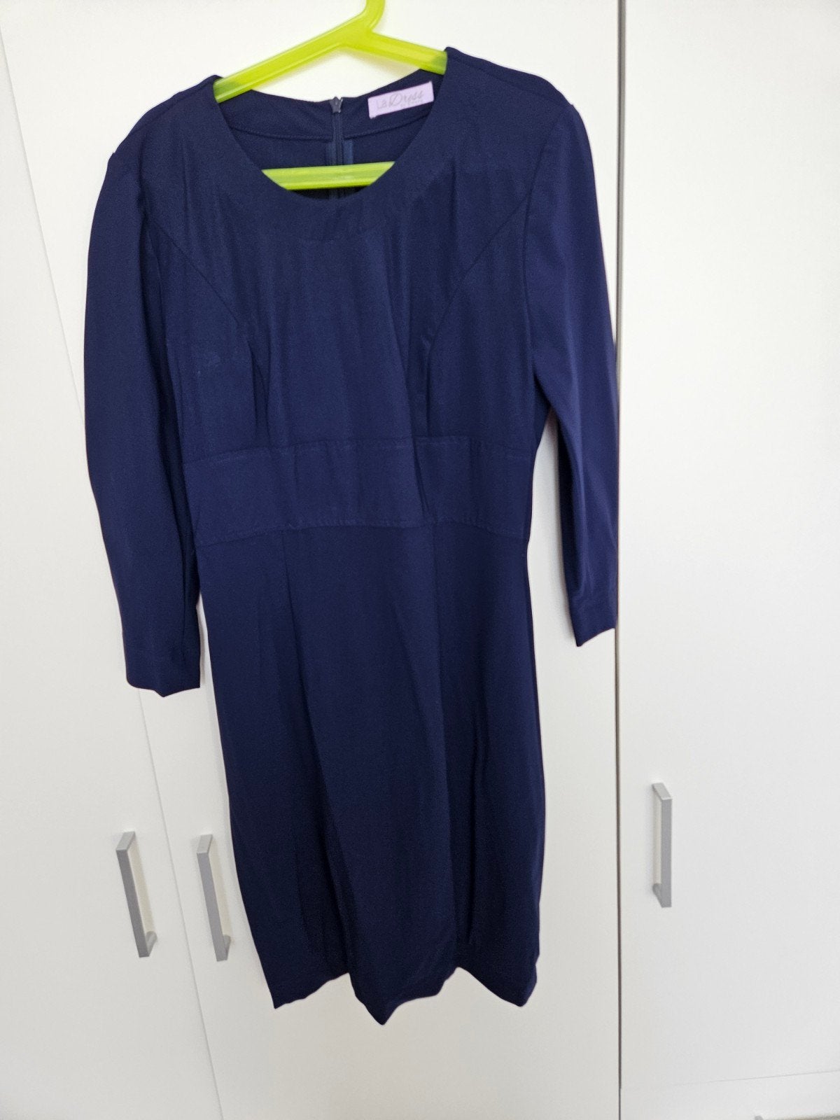 Blauw jurkje LA DRESS BY SIMONE mt S gedragen, Blauw, Nieuw, Ophalen of Verzenden, La dress by simone