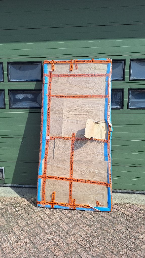 schuifdeur kastdeur gebruikt steigerhout 120x250x 1.8 cm, Doe-het-zelf en Verbouw, Deuren en Horren, Ophalen, Overige typen, Zo goed als nieuw
