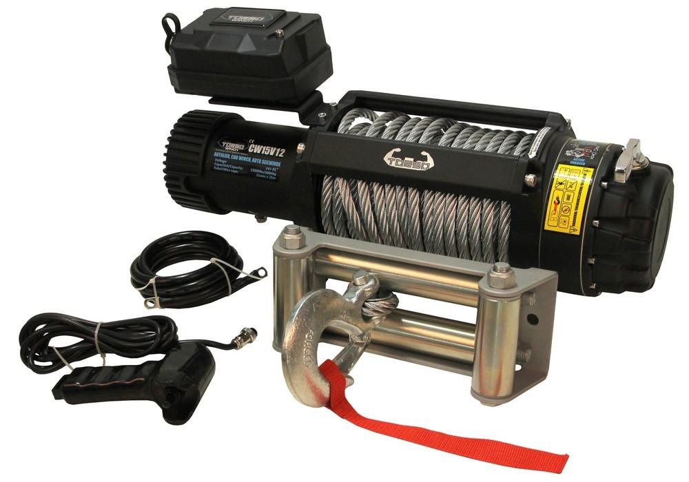 TORSO 12V elektrische lier / bumperlier / autolier 6804 kg, ., Nieuw, Ophalen of Verzenden, .
