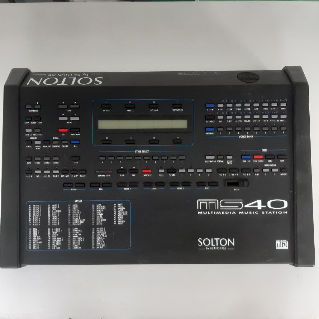 Solton MS40 Ketron Music Station / Arranger / Studio Module, Ophalen, Gebruikt