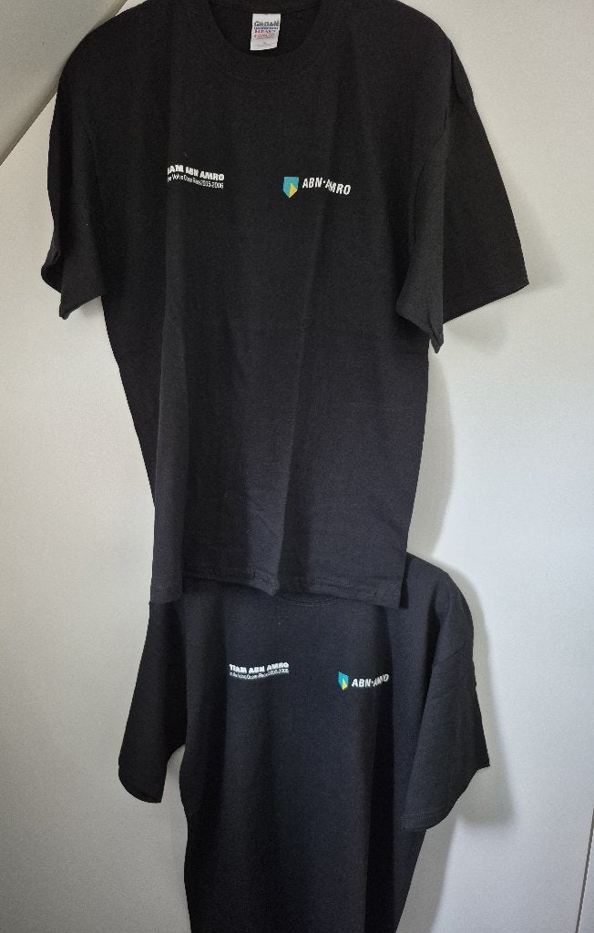 ABN AMRO Volvo Ocean Race 2005-2006 T-shirt, Zwart, Ophalen of Verzenden, Zo goed als nieuw, Gildan