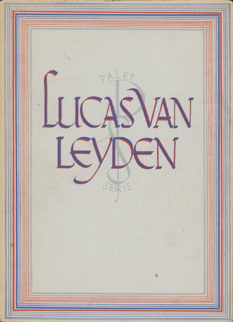 PALET SERIE MONOGRAFIE LUCAS VAN LEYDEN, Verzenden, Gelezen