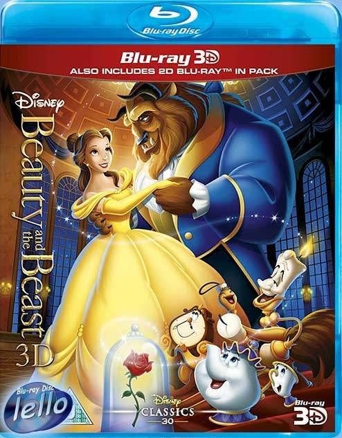 Blu-ray 3D: Disney's Beauty and the Beast (1991) KC UK nNLOG, Cd's en Dvd's, Ophalen of Verzenden, Nieuw in verpakking, 3D Blu-ray