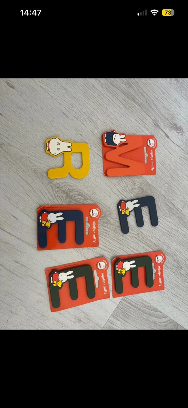 Nijntje houten letters, Ophalen of Verzenden, Overige typen