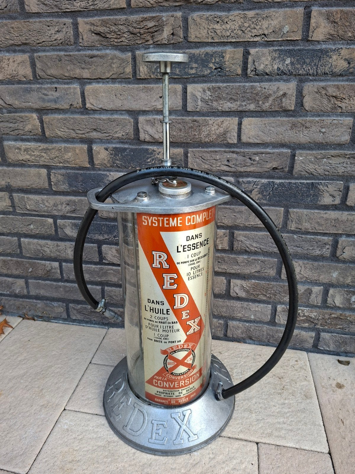 REDEX oliepomp, Verzamelen, Redex, Reclamebord, ., Ophalen of Verzenden
