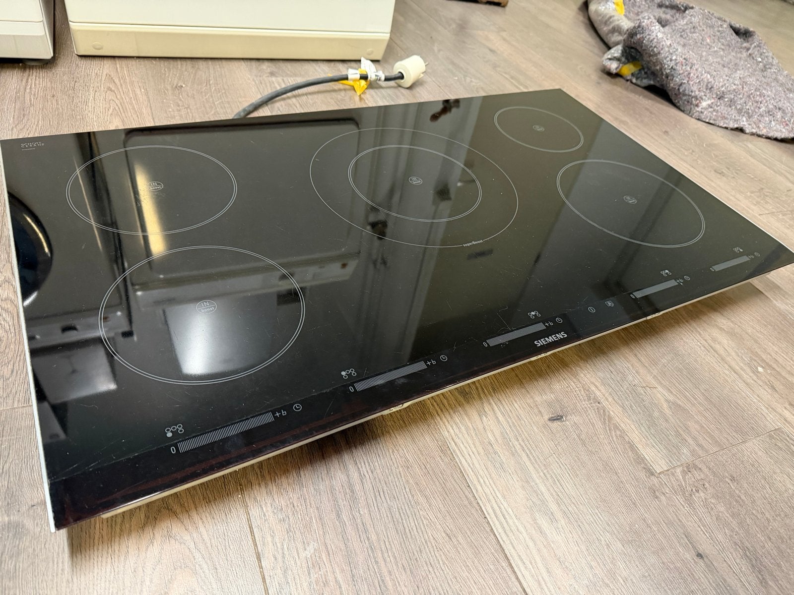 Siemens Inductiekookplaat - 5 Kookzones - Gebruikt, Gebruikt, Ophalen of Verzenden, Inbouw, Inductie