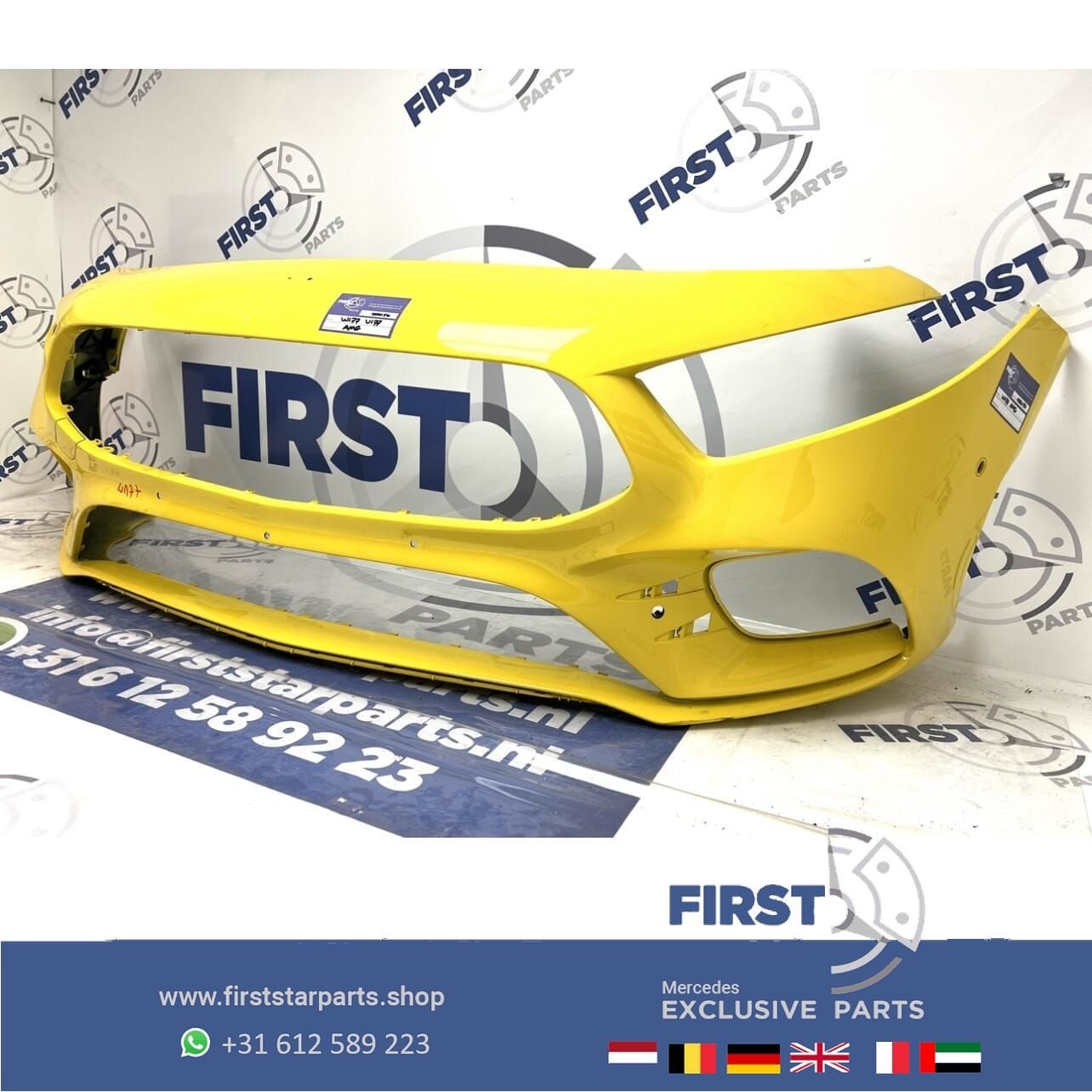 Mercedes AKlasse BUMPER 2018-2024 W177 AMG VOORBUMPER A35 GE, Gebruikt, -, Voor, Ophalen of Verzenden