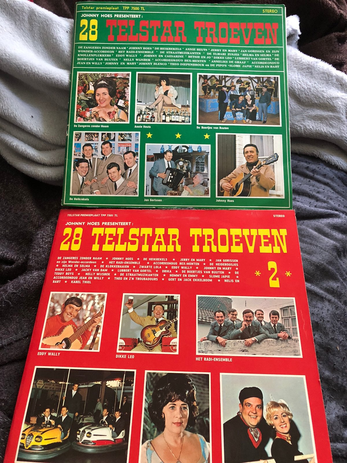 2 Lp’s johnny hoes Telstar troeven, Ophalen of Verzenden, Zo goed als nieuw, 12 inch, Levenslied of Smartlap