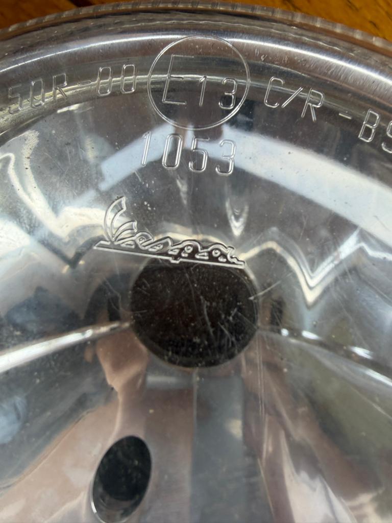 Koplamp voor Vespa LX - beschadigd met nieuwe fitting, Ophalen of Verzenden, Gebruikt, Koplamp, Vespa