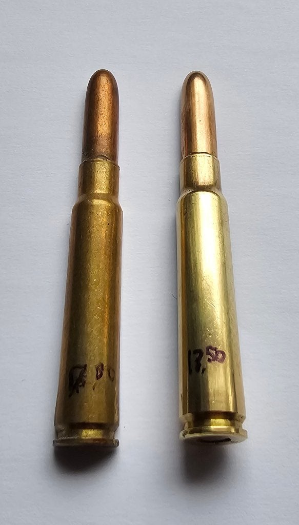 Mauser 8mm M88 DOORSNEDEN, Ophalen of Verzenden, Landmacht, Duitsland, Hulzen of Bodemvondsten
