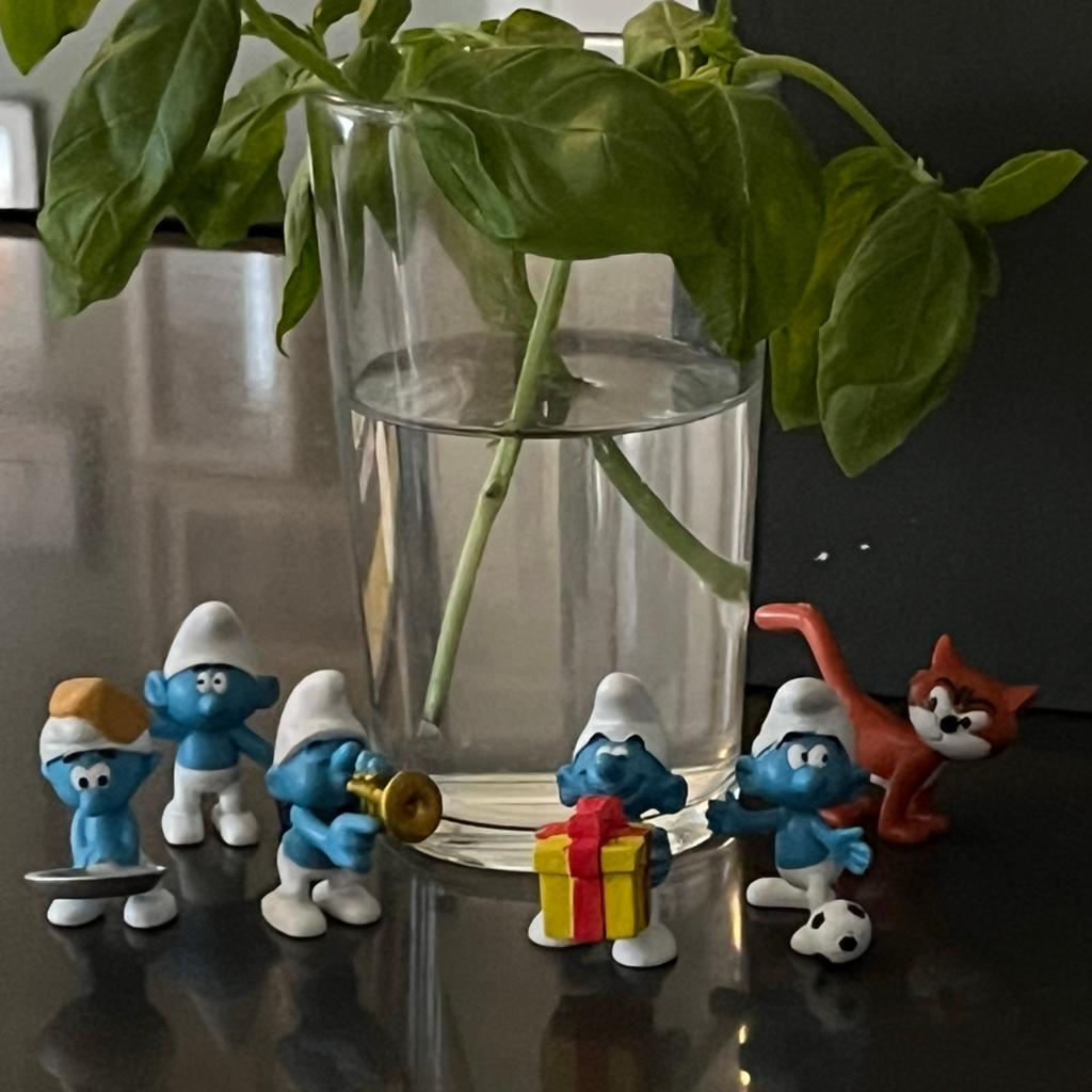 Smurfen set en Azraël figuur - Gebruikt, Ophalen of Verzenden, Zo goed als nieuw, Verschillende Smurfen, Poppetje, Figuurtje of Knuffel