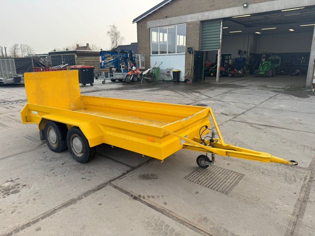 Oprijwagen dieplader landbouwwagen voor mini kraan of shovel, Zakelijke goederen, Agrarisch | Werktuigen, Ophalen, Overige, Transport