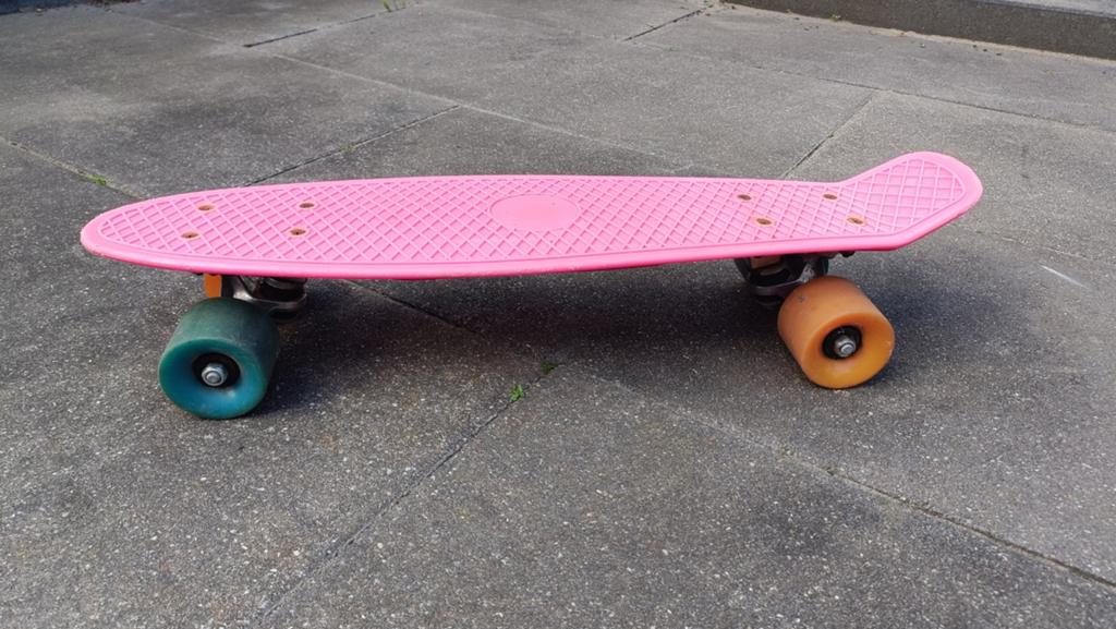 Roze Penny Skateboard - Gebruikt, Ophalen of Verzenden, Gebruikt, Skateboard