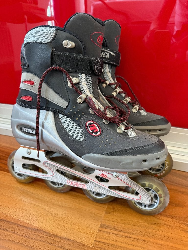 Tecnica Skeelers EU 43 1/3, Sport en Fitness, Skeelers, Gebruikt, Inline skates 4 wielen, Ophalen, Overige merken