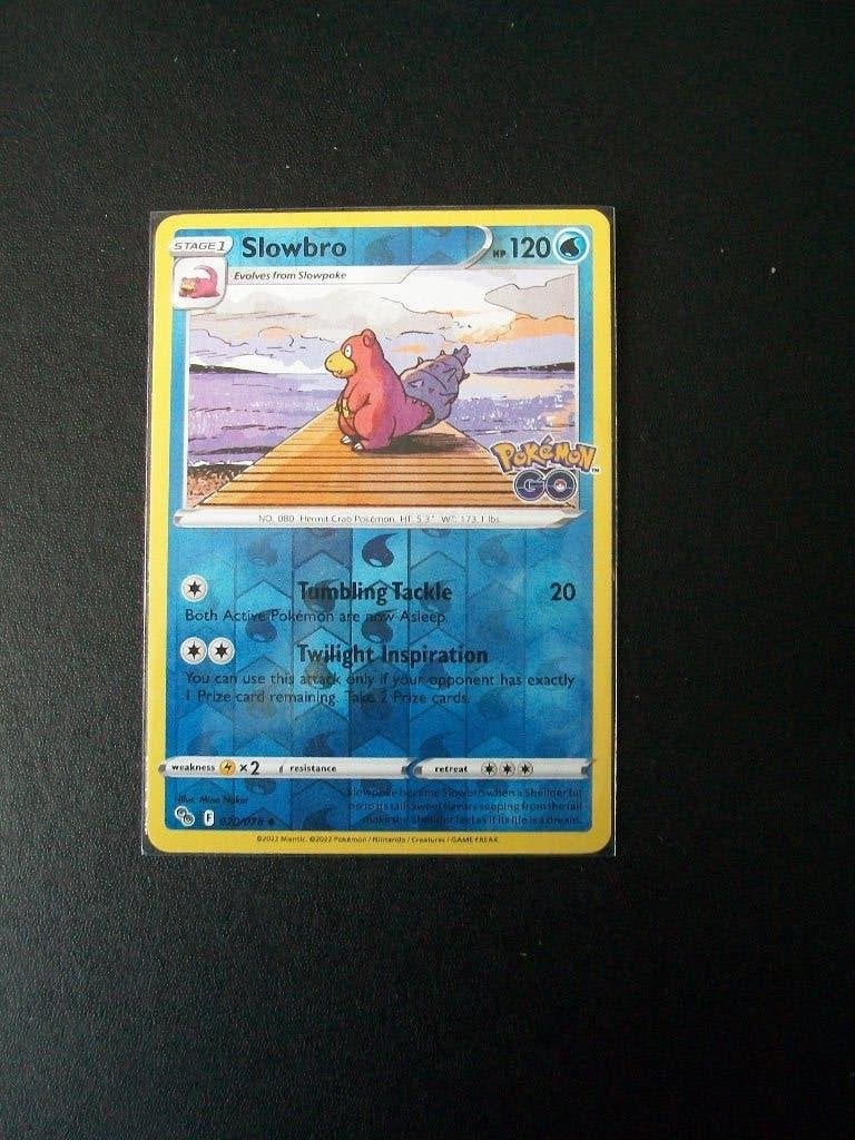 4288: Nieuwe Pokemon GO Kaart holofoil SLOWBRO HP120 020/078, Verzenden, Nieuw, Losse kaart, Foil