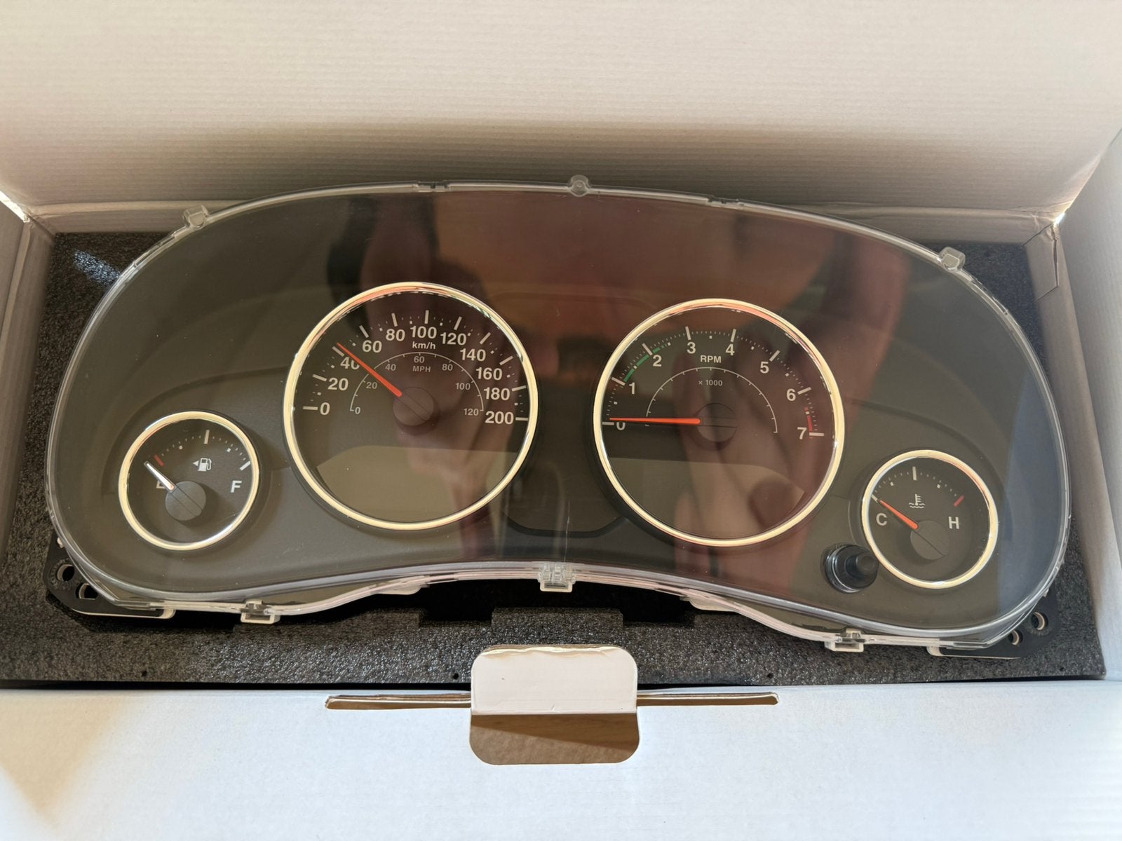 Jeep Wrangler dashboard | Teller | Cockpit | origineel, Auto-onderdelen, Ophalen, Gebruikt, Jeep