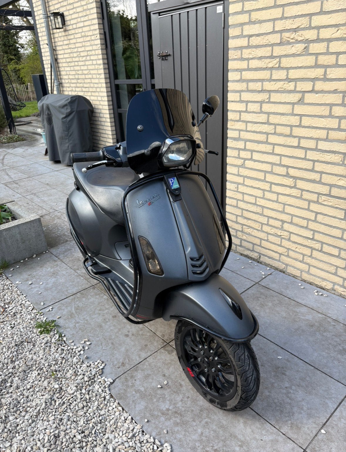Vespa Sprint Grijs | 80cc 4-Takt, Fietsen en Brommers, Scooters | Vespa, Ophalen, Gebruikt, Benzine