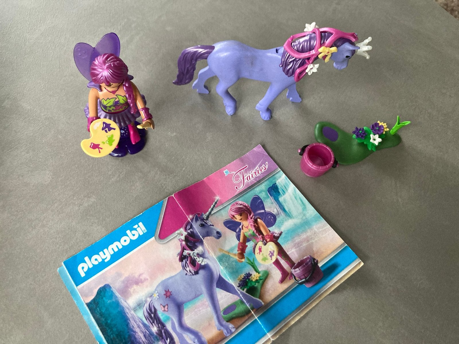 Playmobil Fairies set met eenhoorn en fee, Ophalen of Verzenden, Gebruikt, Complete set