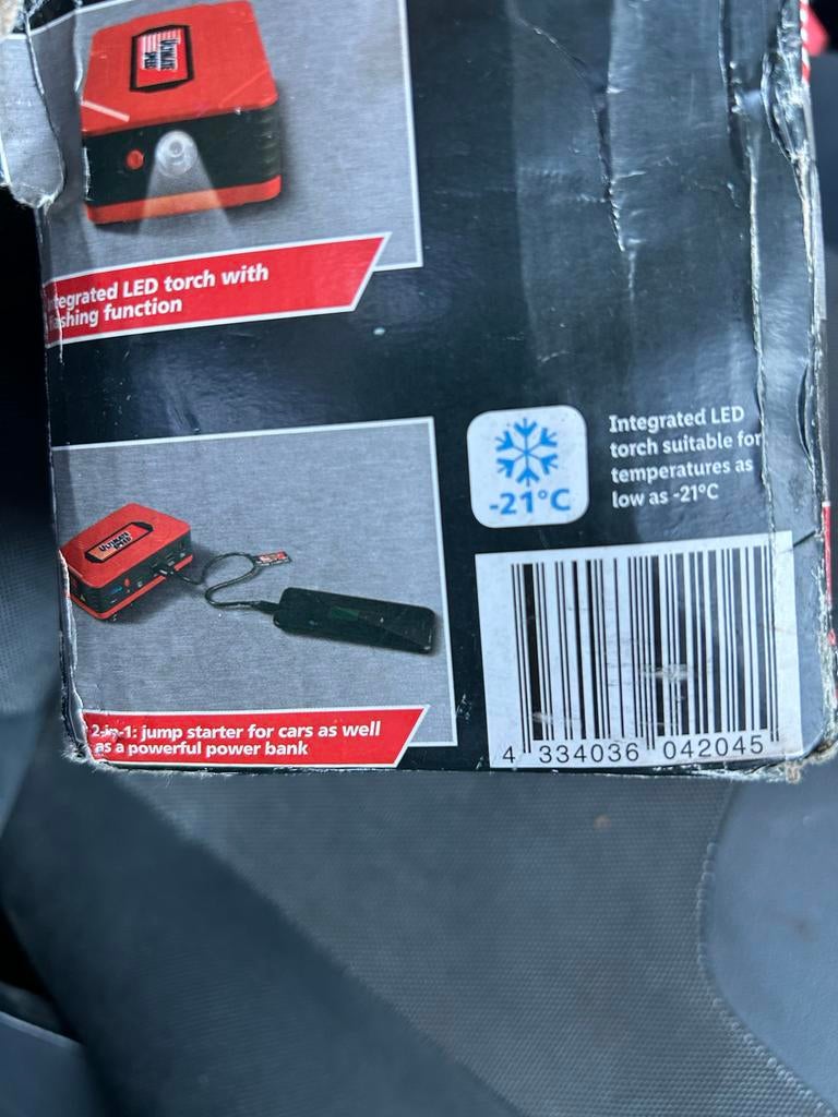 Ultimate Speed Draagbare Jumpstarter & Powerbank UMAP 12000, Ophalen of Verzenden, Gebruikt