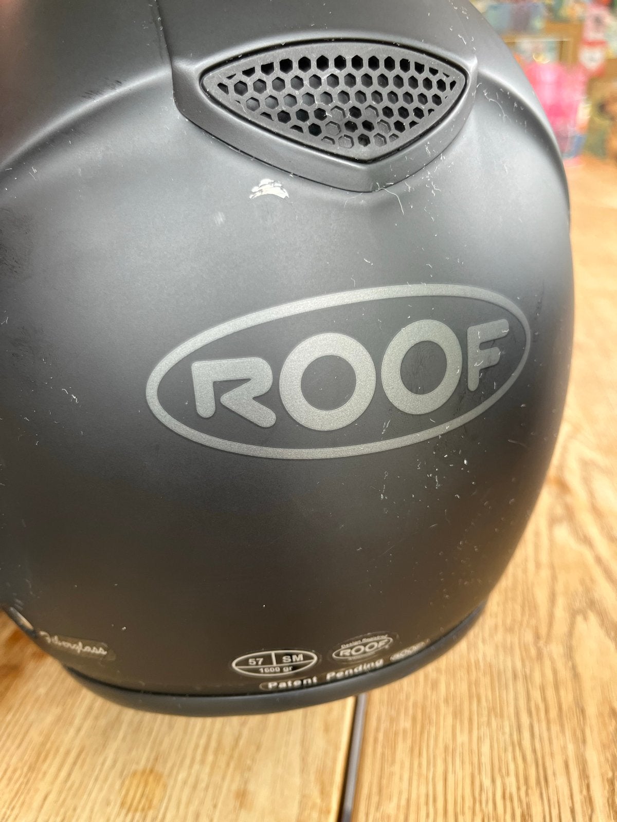 Roof Boxer V8 helm - Mat Zwart - Maat SM (57), Motoren, Systeemhelm, Heren, S, Tweedehands