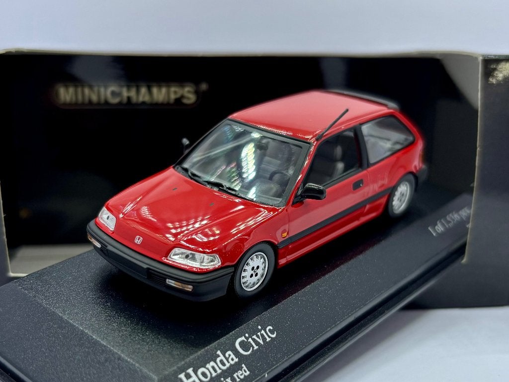 1:43 Honda Civic 1990, Ophalen of Verzenden, Zo goed als nieuw, Auto, MiniChamps