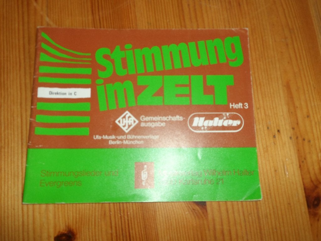 Stimmung im zeit heft 3 - direktion in c, Gebruikt, Ophalen of Verzenden, Artiest of Componist, Piano