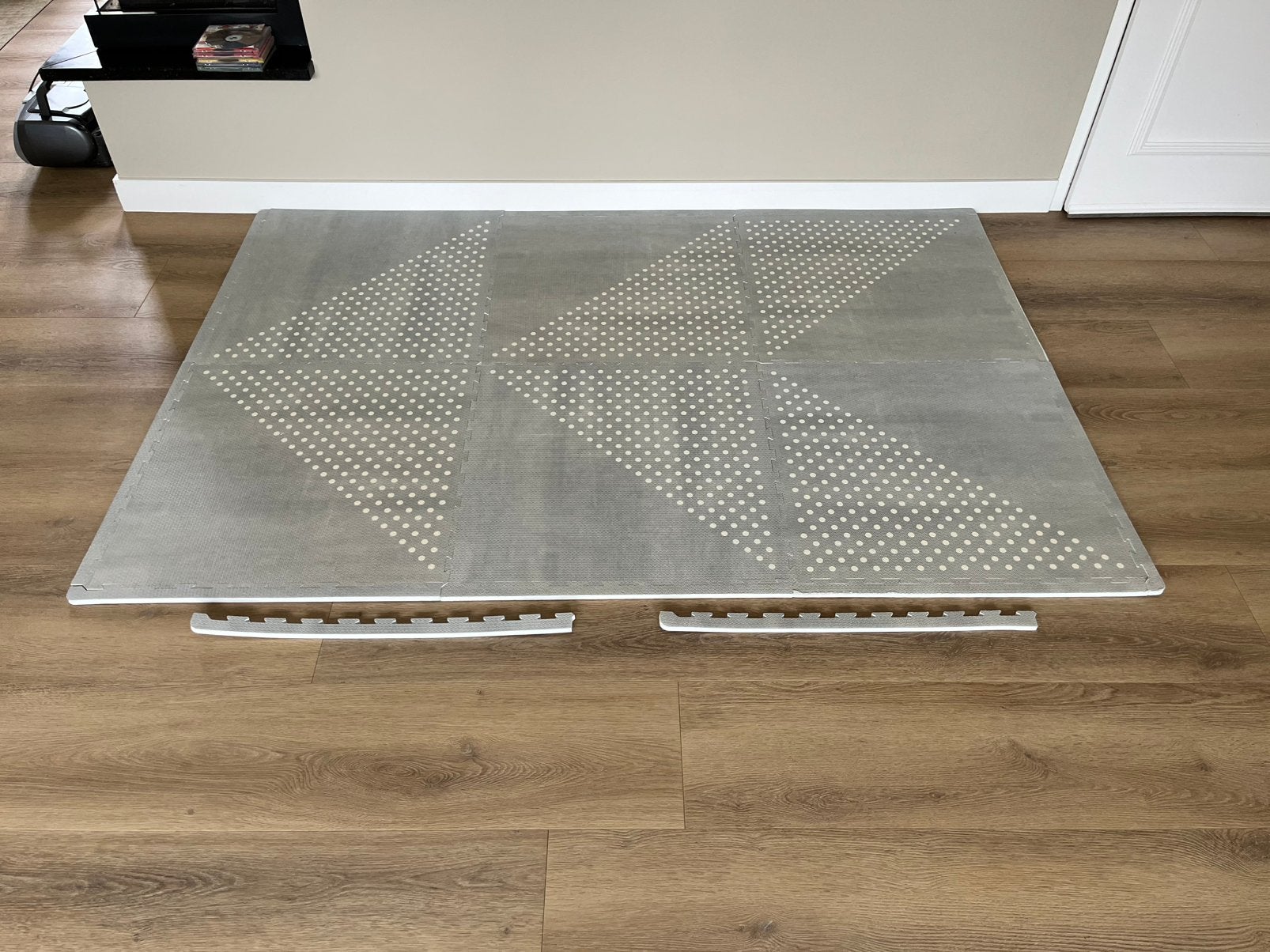 Toddlekind speelmat grijs met motief 120x180 cm schuimrubber, Ophalen, Gebruikt