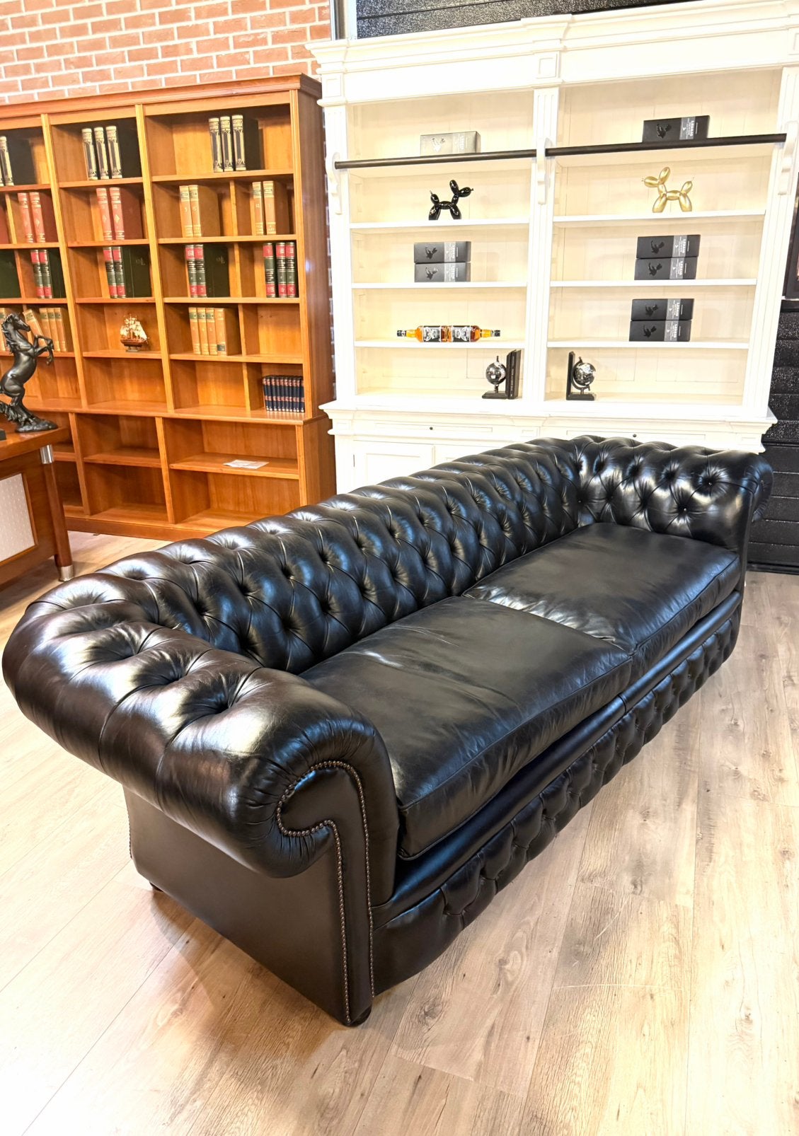 Springvale Chesterfield Bristol 3,5 zits | Echt Leer |, Huis en Inrichting, Banken | Bankstellen, Ophalen, 250 tot 300 cm, 100 tot 125 cm
