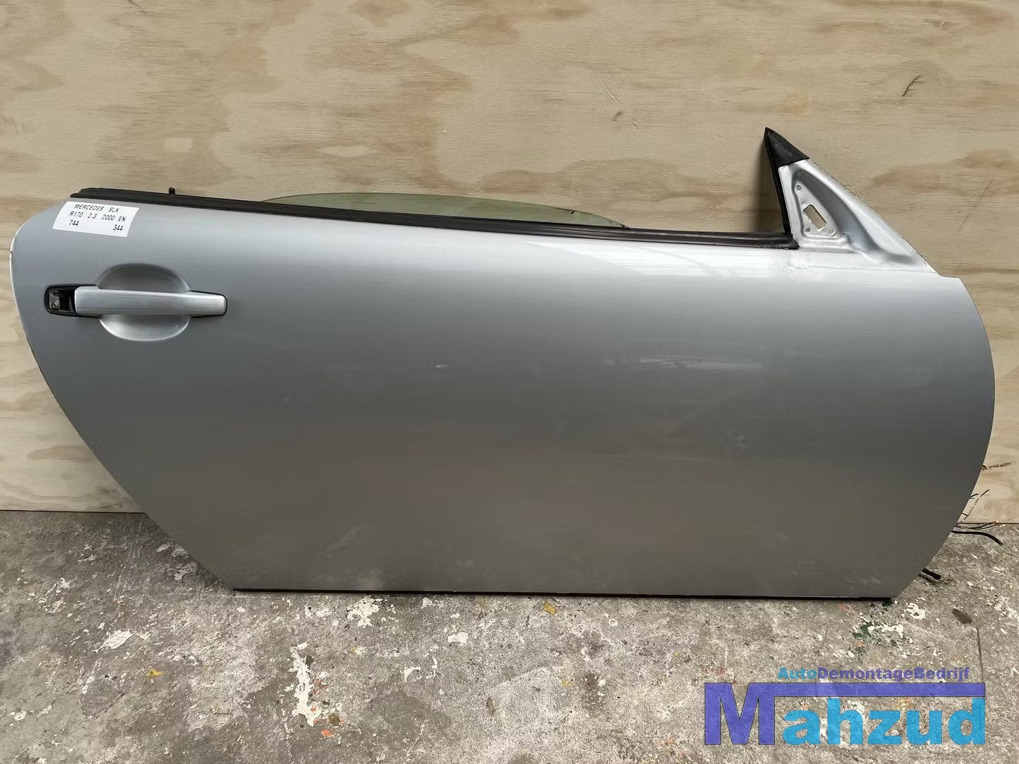 MERCEDES SLK R170 Zilver 744 rechts deur portier 2000-2004, Gebruikt, Mercedes-Benz AG, Deur, Mercedes-Benz
