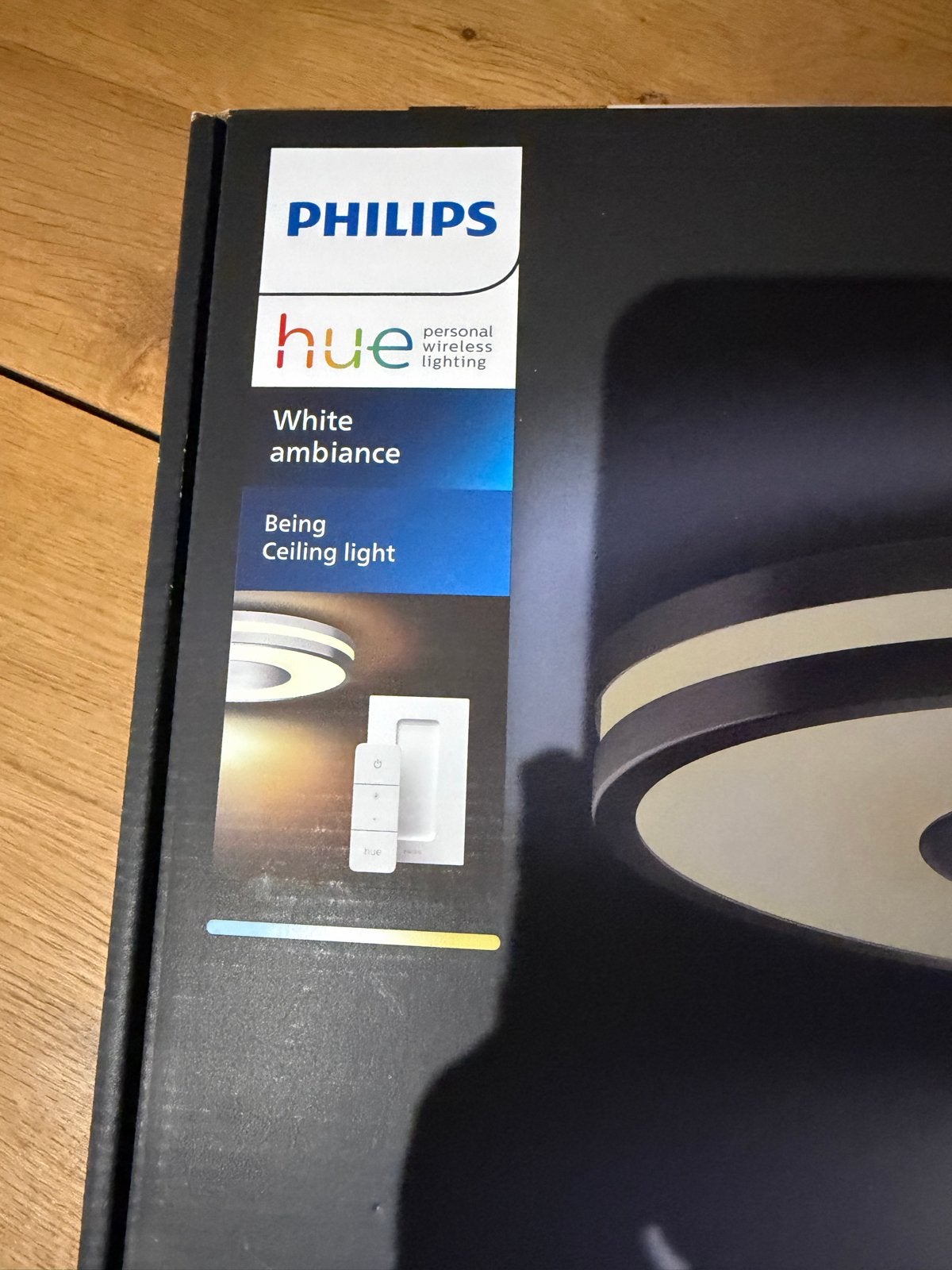 Philips Hue Being Plafondlamp Zilver incl. Afstandsbediening, Ophalen, Zilver, Modern, Overige fittingen