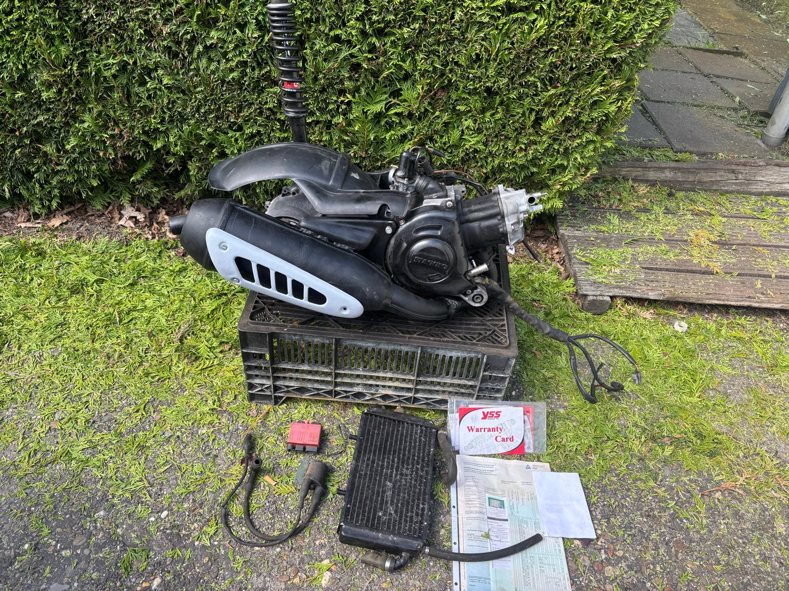 Piaggio Hexagon 150cc gereviseerd motorblok, Ophalen of Verzenden, Gebruikt, Blok, Piaggio