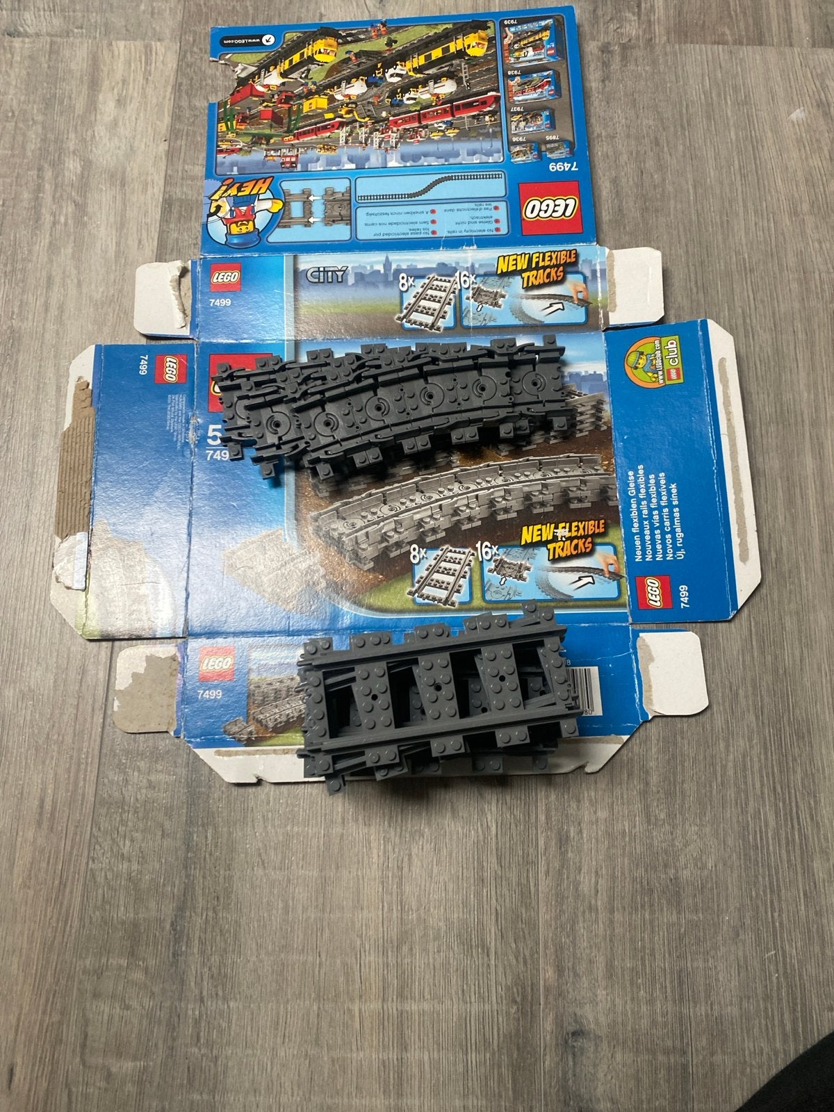 LEGO City 7499 Flexibele Rails met doos, Kinderen en Baby's, Speelgoed | Duplo en Lego, Lego, Accessoire, Ophalen of Verzenden