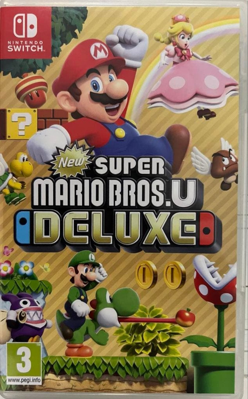 New Super Mario Bros. U Deluxe - Nintendo Switch, Eén computer, Ophalen of Verzenden, Zo goed als nieuw, Platform