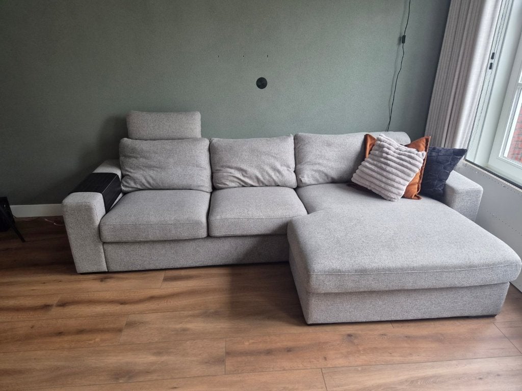 Woonexpress Koog hoekbank 285 cm | Chaise longue rechts, Ophalen, 250 tot 300 cm, Gebruikt, Modern / tijdloos