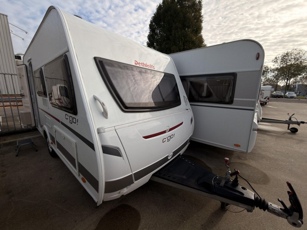 Dethleffs C'Go 415 QL Reservewiel lichtgewicht 1350 max, Serviceluik, Standaardzit, Bedrijf, 750 - 1000 kg