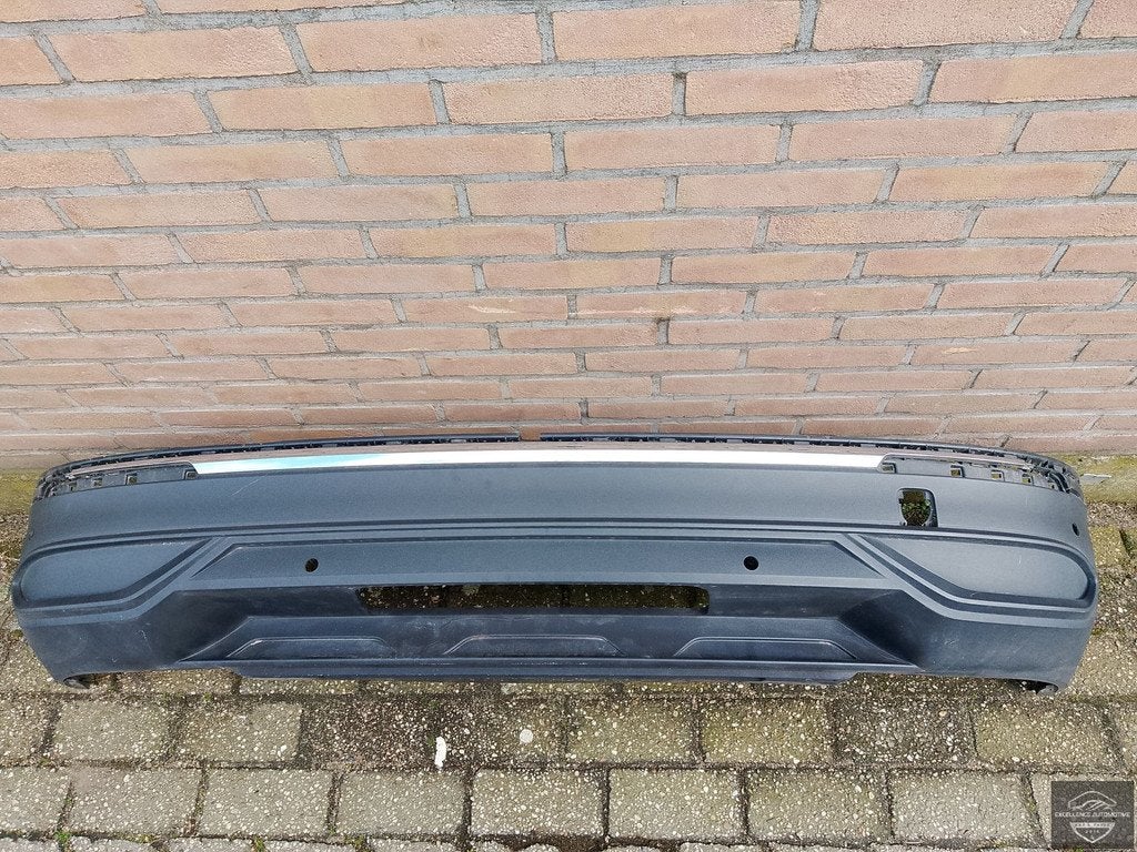 VW Tiguan 5NA Facelift 20-24 Achterbumper Onderste 4xPDC Ori, Gebruikt, Volkswagen, Volkswagen AG, Bumper