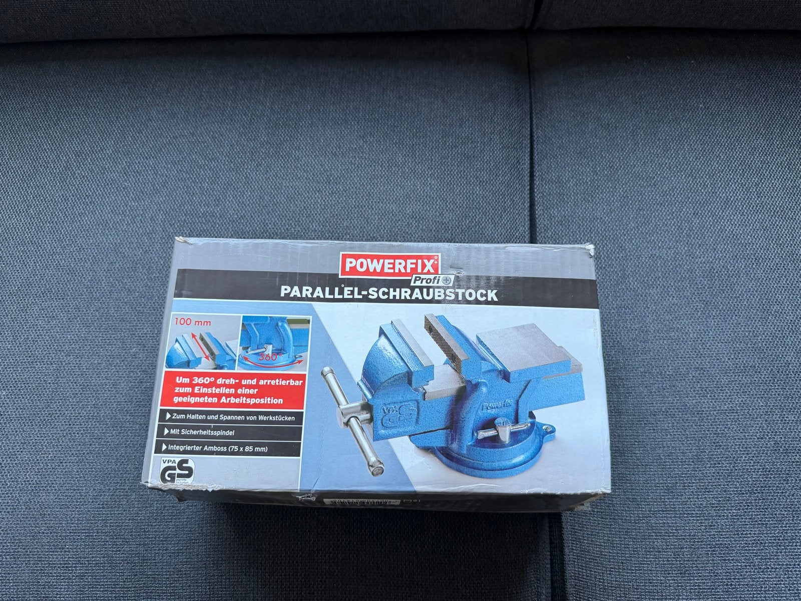 Nieuwe bankschroef - Powerfix Profi - 100 mm, Ophalen, Nieuw, Bankschroef, Overige merken