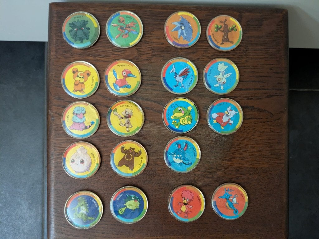 Pokémon munten 2001, Ophalen of Verzenden, Gebruikt, Overige typen