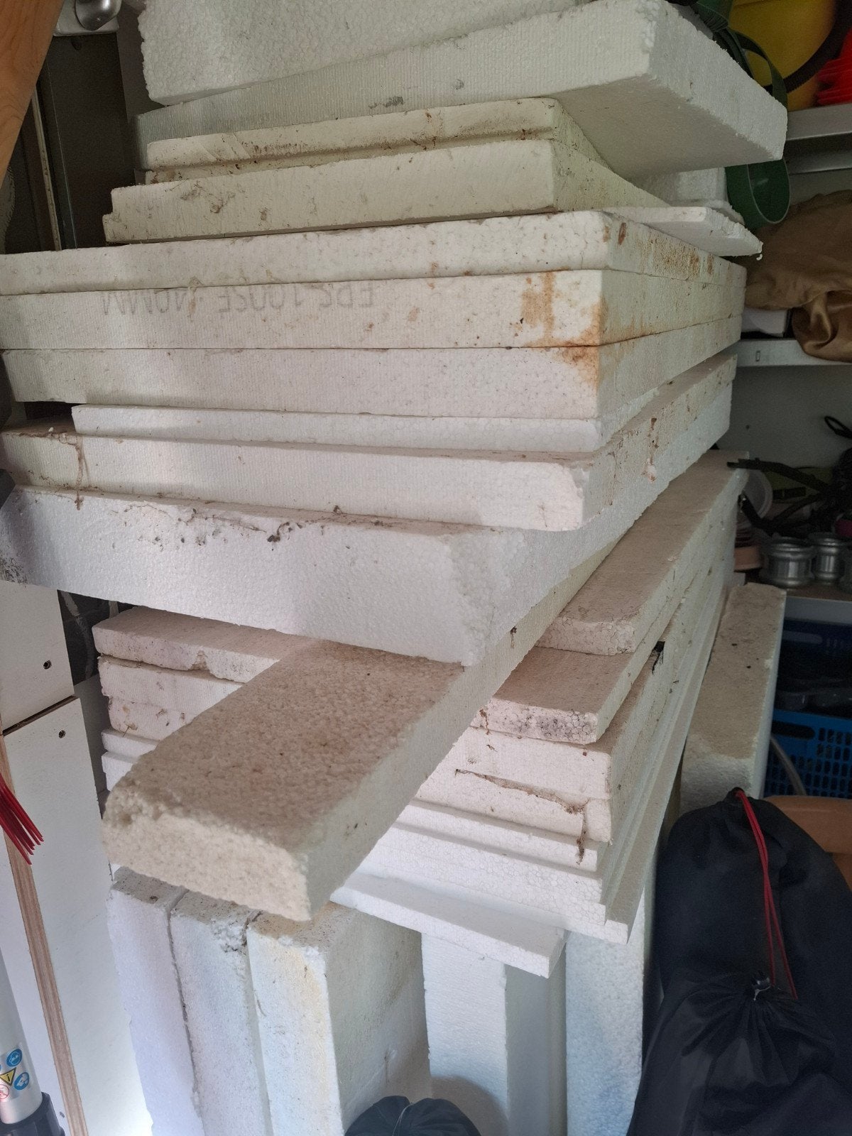 EPS isolatieplaten (Piepschuim/Tempex), Ophalen, Gebruikt, Vloerisolatie, 15 m² of meer