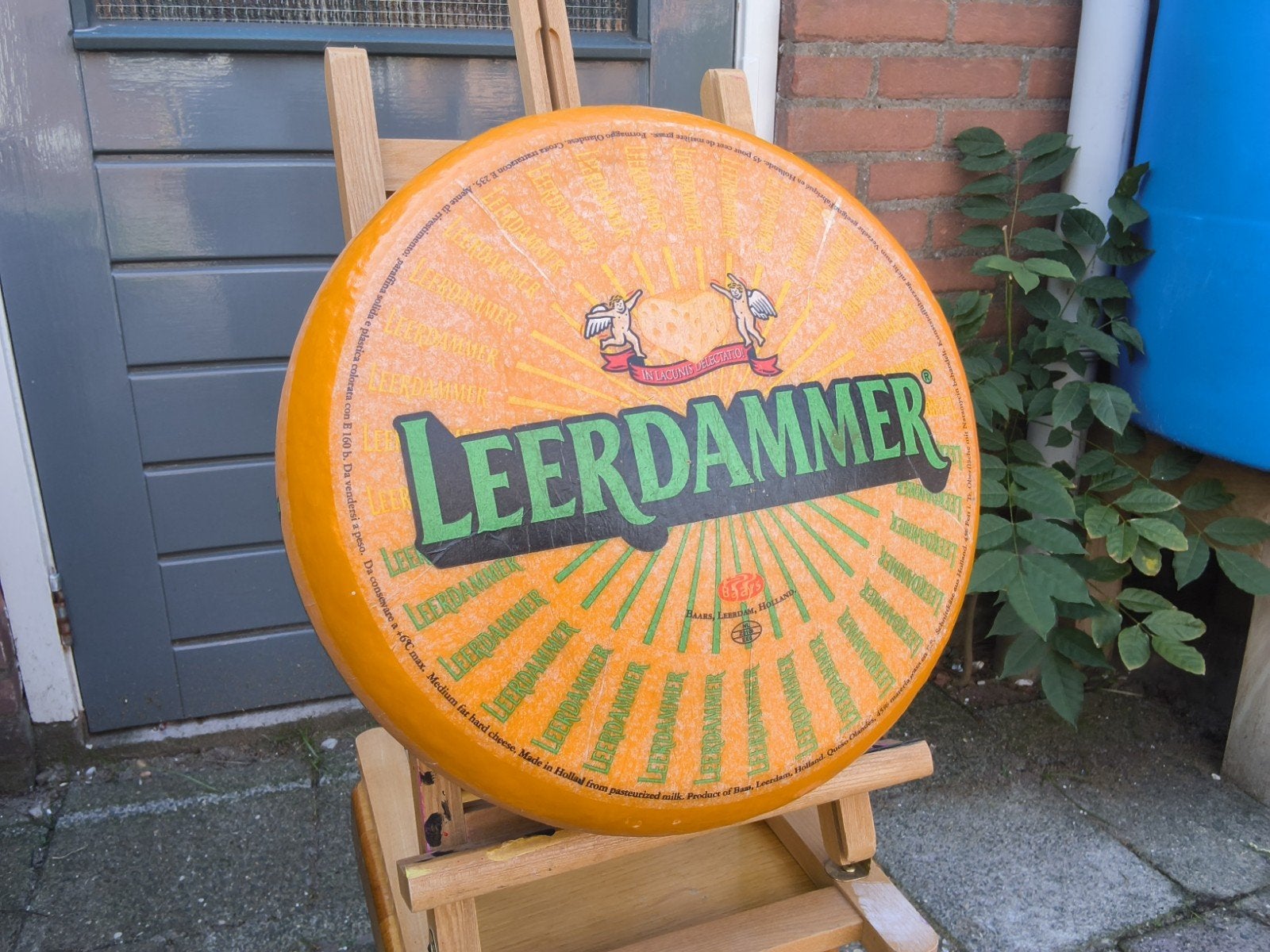 Grote ronde Leerdammer kaas - Decoratie of Reclame, Ophalen of Verzenden