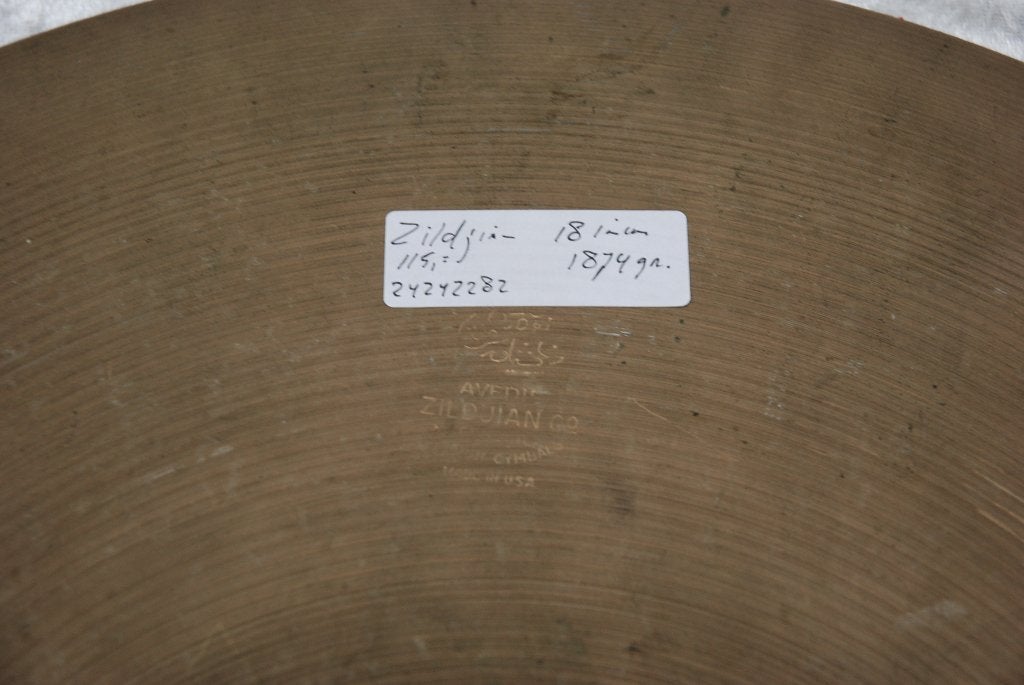 Zildjian Avedis ride bekken 1874gr 18 inch  <24242282>, Muziek en Instrumenten, Gebruikt, ., Drums of Percussie, Ophalen of Verzenden