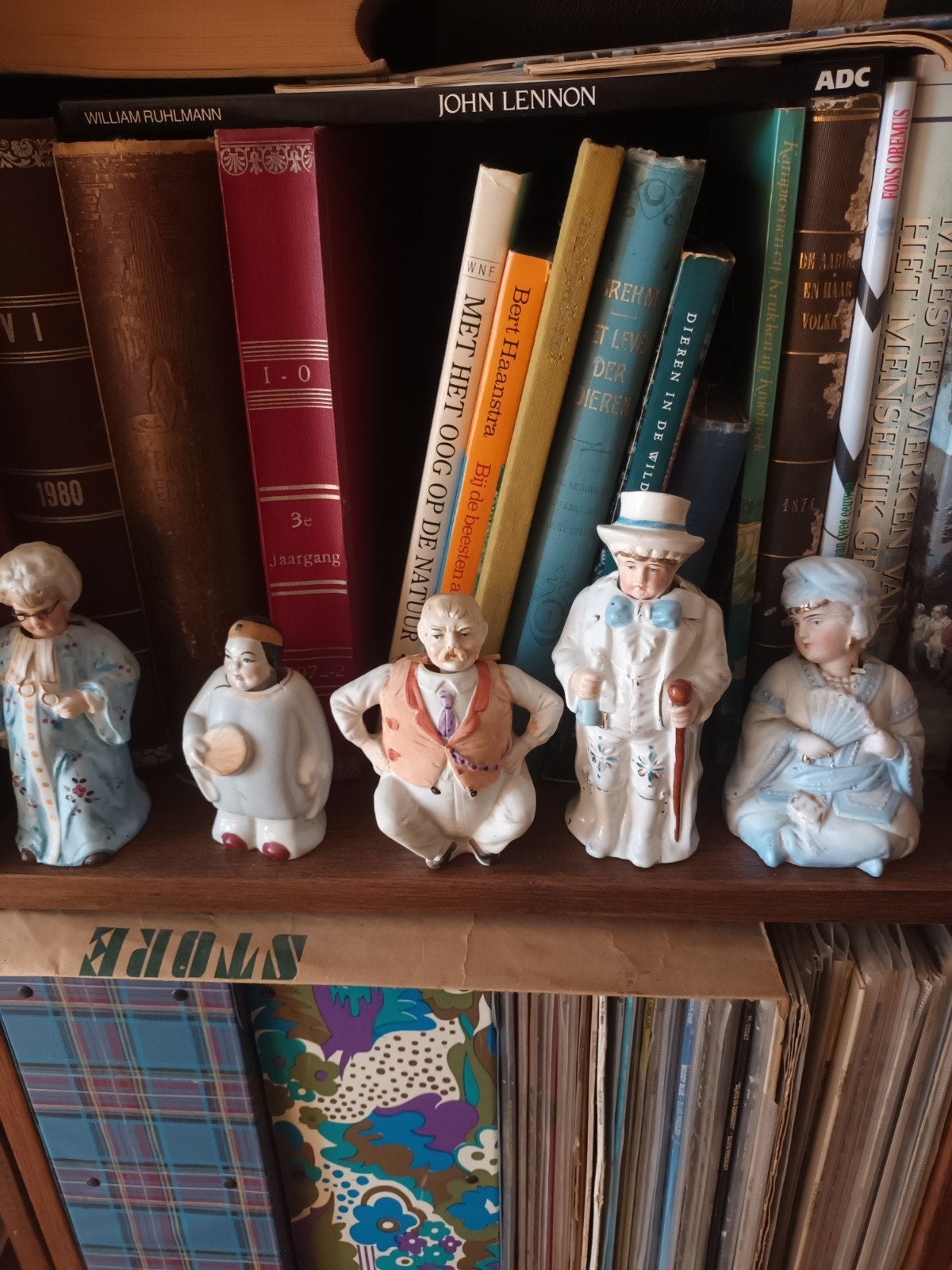 5 ja knikkers porselein en bisquit, Antiek en Kunst, Ophalen