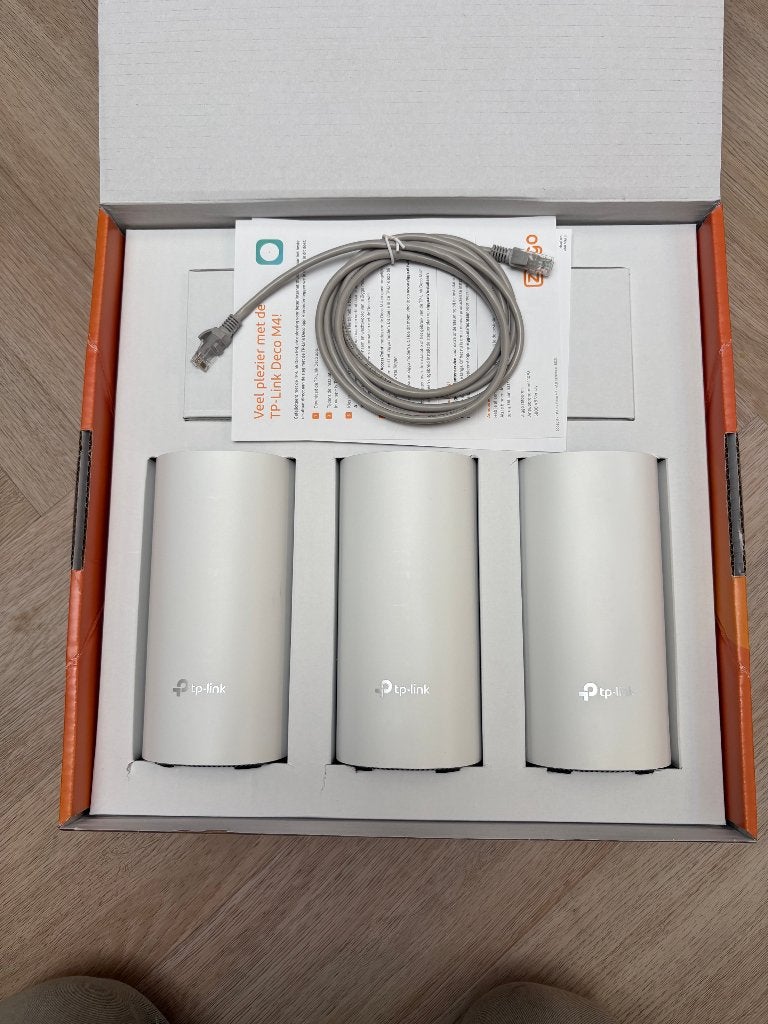 Wifi versterker TP-Link DECO M4! 3 stuks nieuw in doos, Computers en Software, WiFi-versterkers, Ophalen of Verzenden, Nieuw, TP-Link Deco