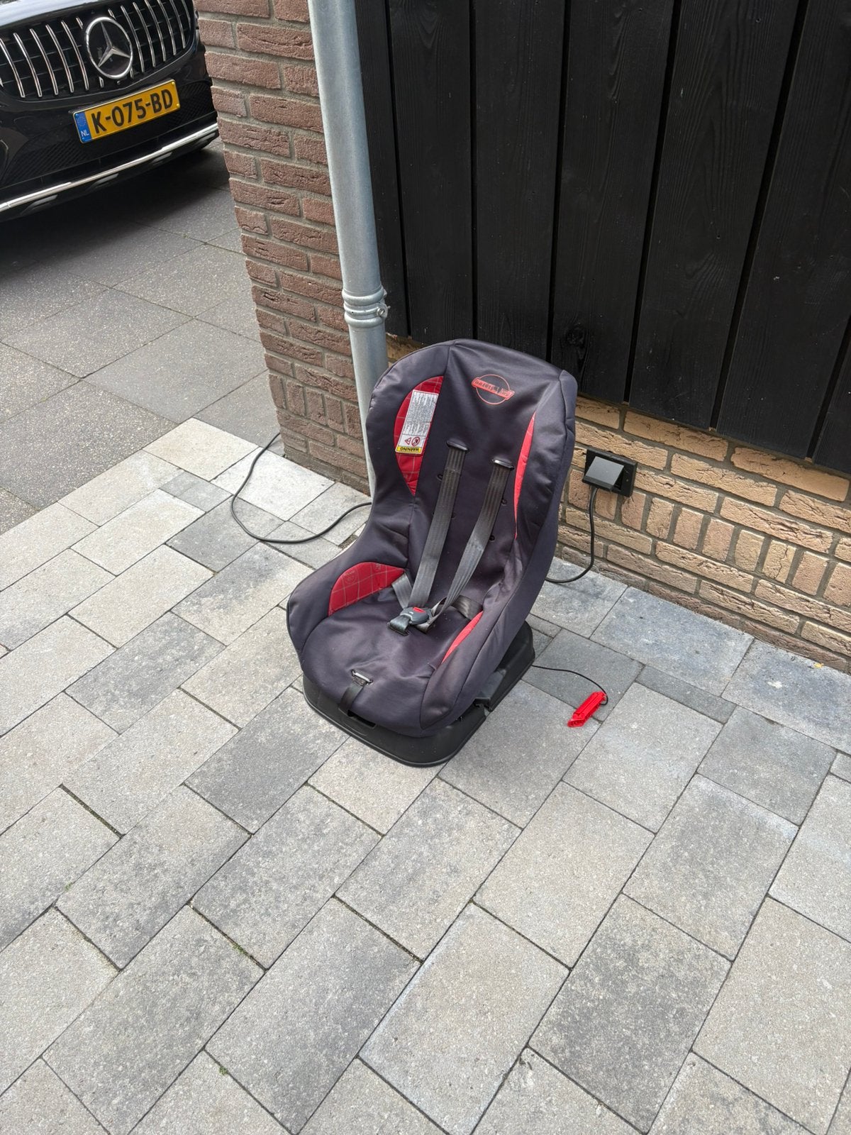 Auto stoeltje zonder isofix, Ophalen of Verzenden, Zo goed als nieuw