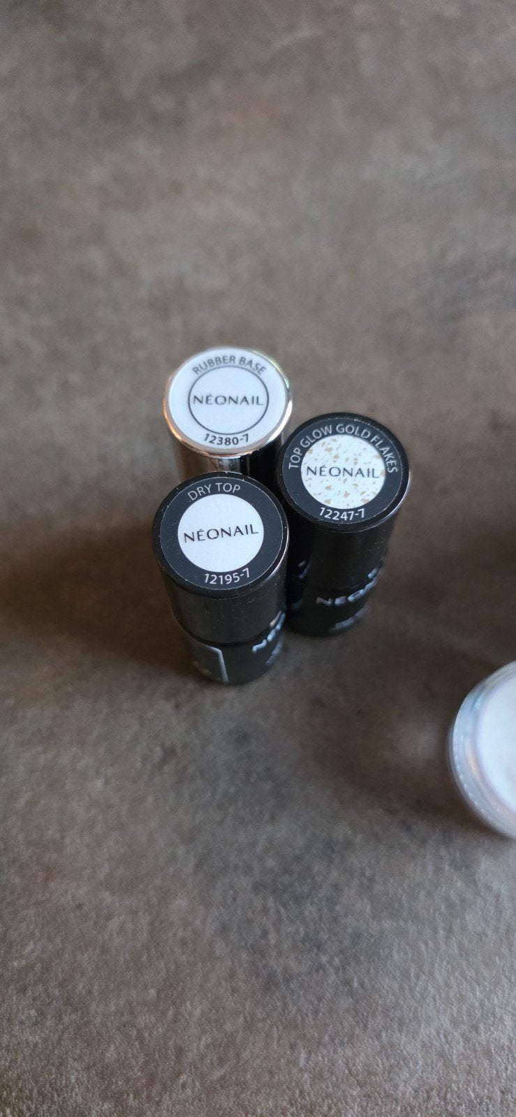 Neonail gellak set met Pearl Effect poeder, Overige kleuren, Ophalen of Verzenden, Zo goed als nieuw, Handen en Nagels